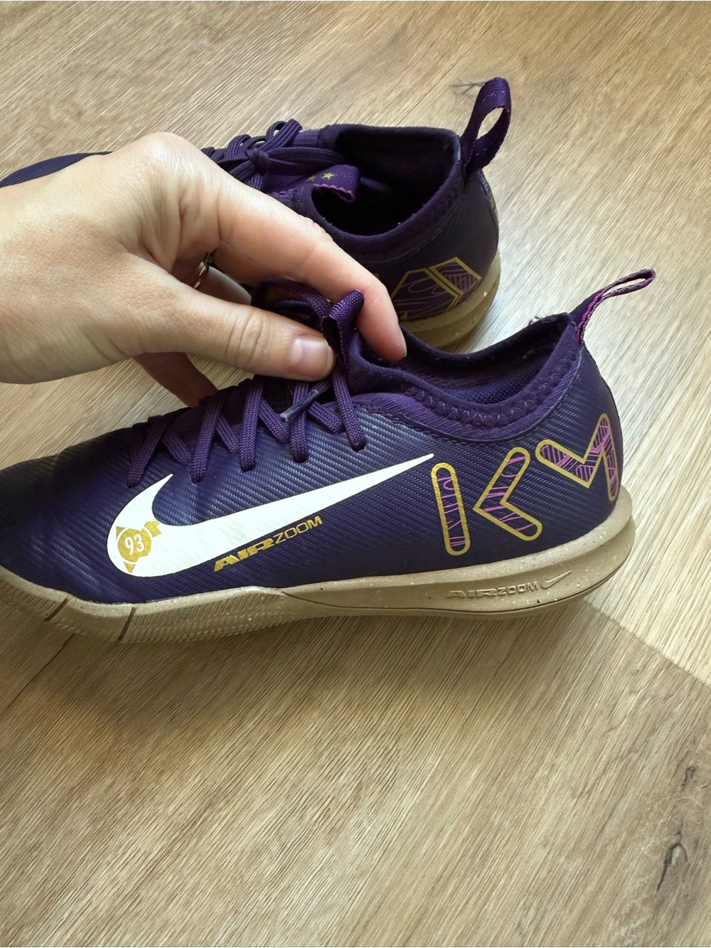 Nike Mbappe Indoor Soccer Cleats boys youth